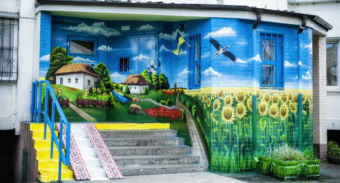 Патриотичный стрит-арт Киева: опубликованы фото 