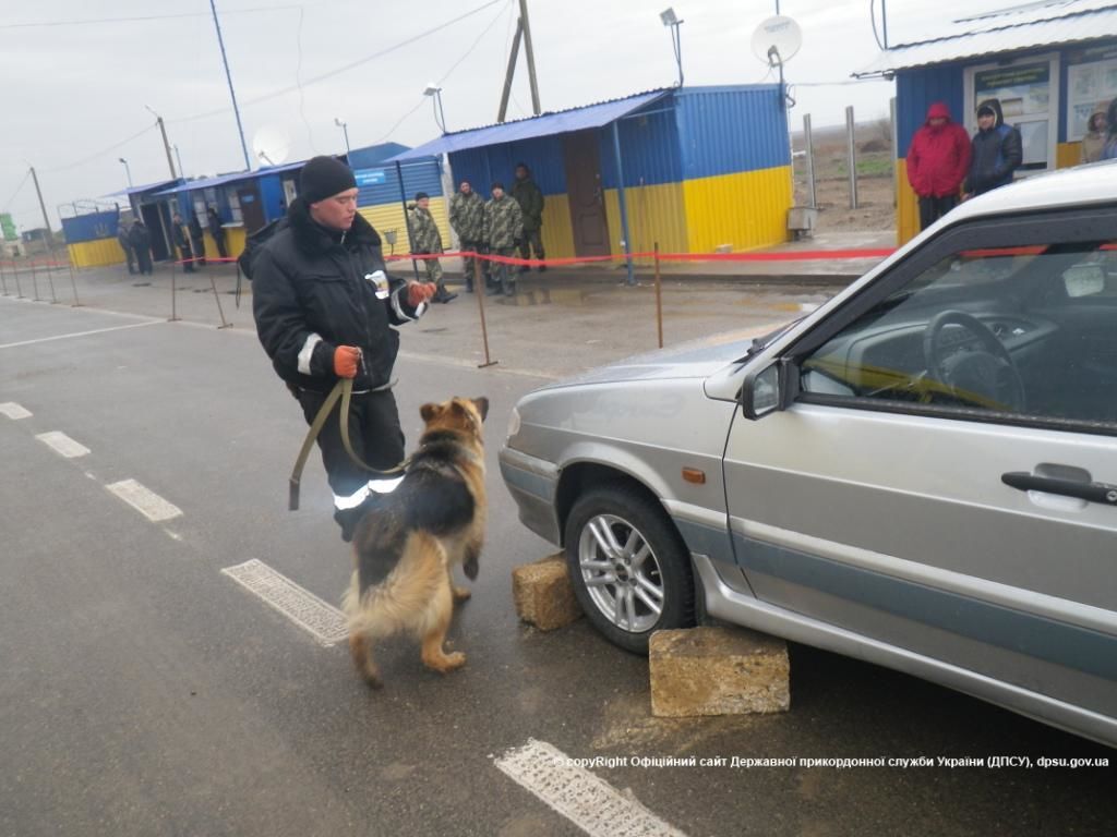 Прикордонники на виїзді з Криму затримали псевдоукраїнця зі зброєю