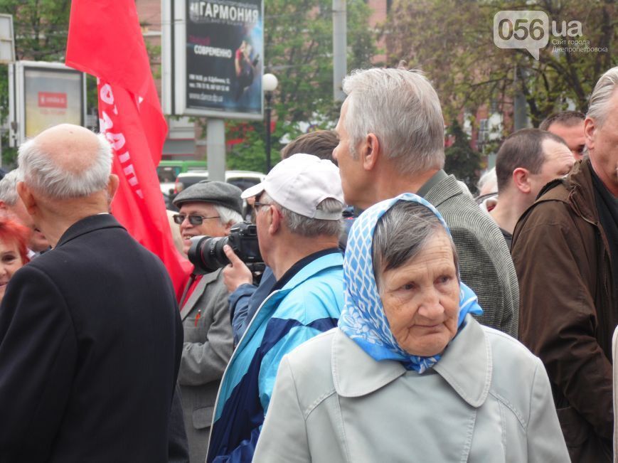 В Днепропетровске пенсионеры скучали за Сталиным