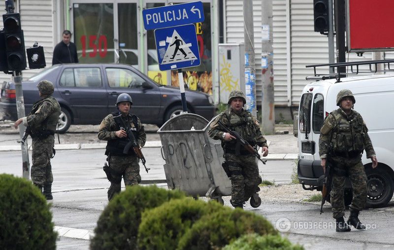 Боевики убили пятерых полицейских в Македонии