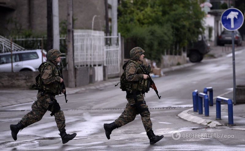 Боевики убили пятерых полицейских в Македонии