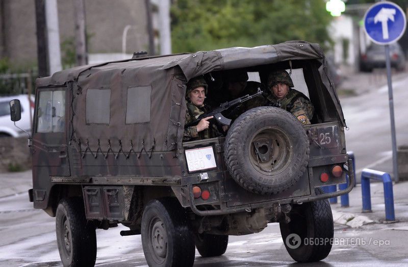 Боевики убили пятерых полицейских в Македонии