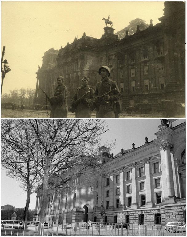 Как выглядел Берлин в 1945 году и в наше время: опубликованы фото