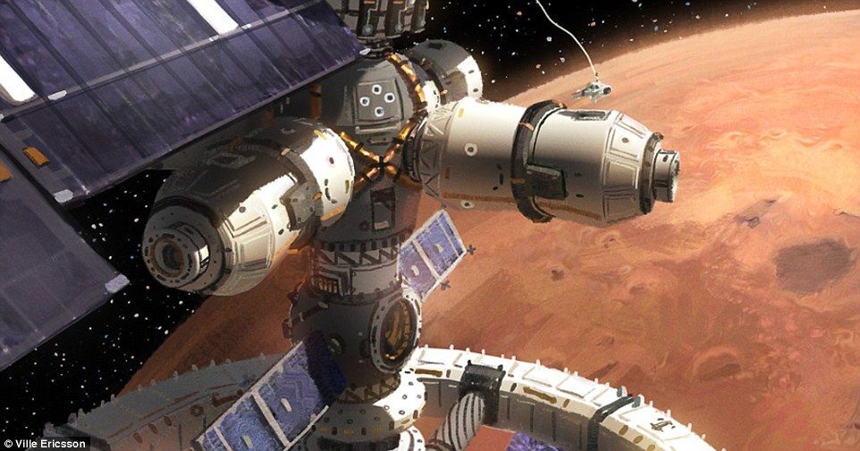 Позаземне життя: художник показав, як буде жити людство на Марсі
