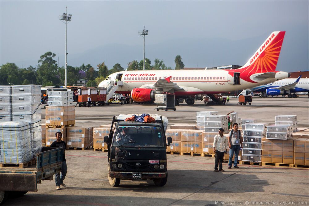 В аэропорту Непала