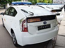 Чем оснастят Toyota Prius патрульно-постовой службы. Фото