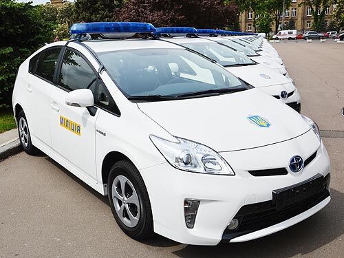 Чем оснастят Toyota Prius патрульно-постовой службы. Фото