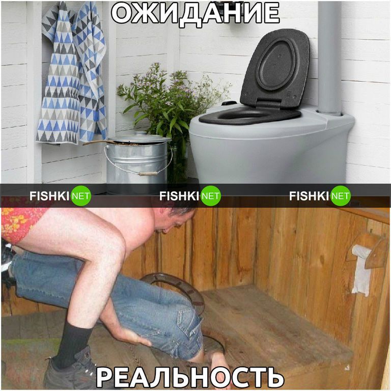 Дача: ожидание и реальность