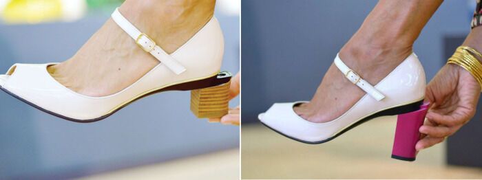 Модная революция: созданы туфли-трансформеры со съемными каблуками