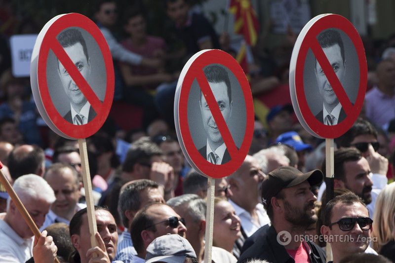 La Repubblica: Македония взбунтовалась против "маленького Януковича"