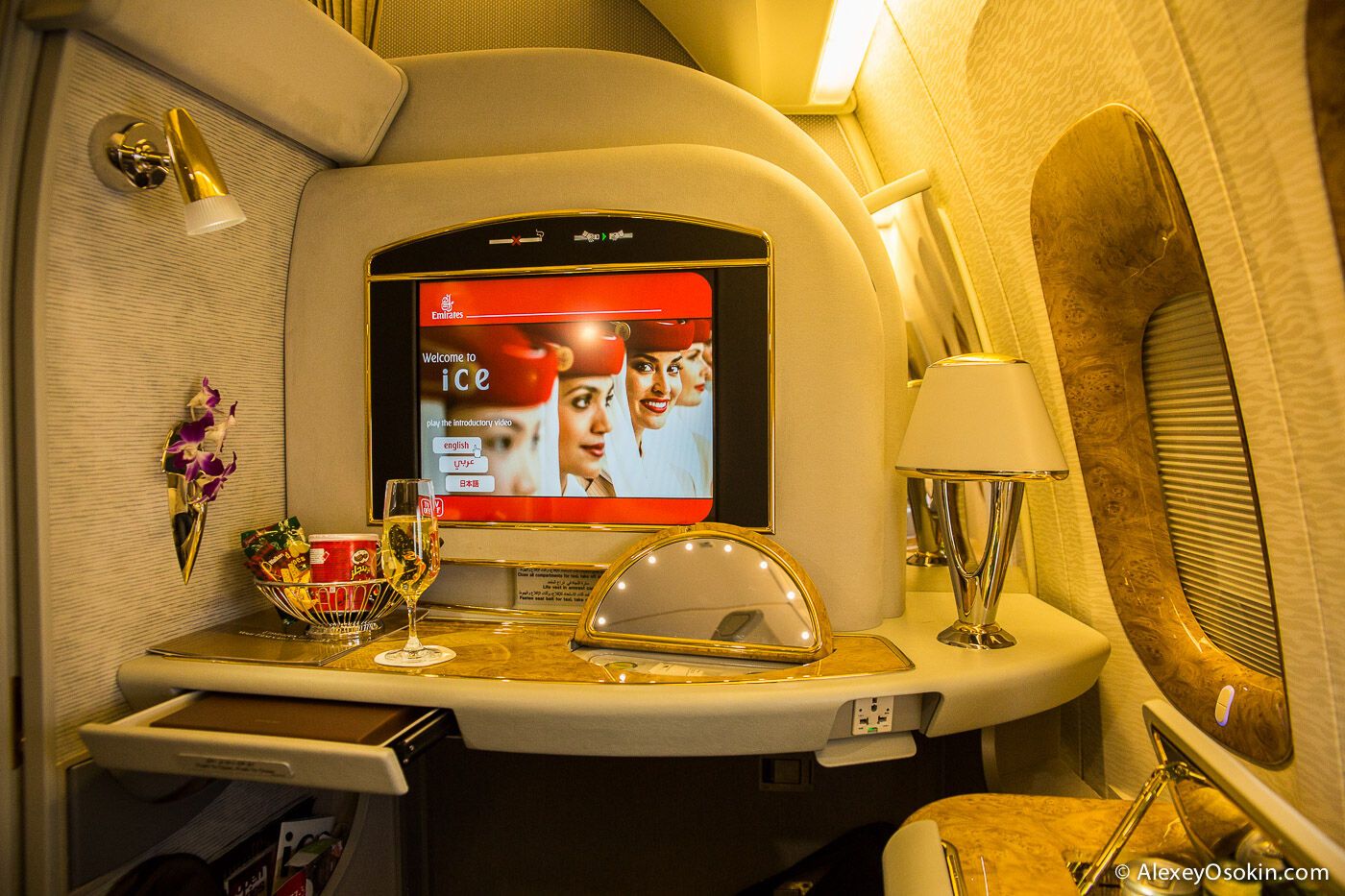 Комфорт на борту роскошного Airbus A380