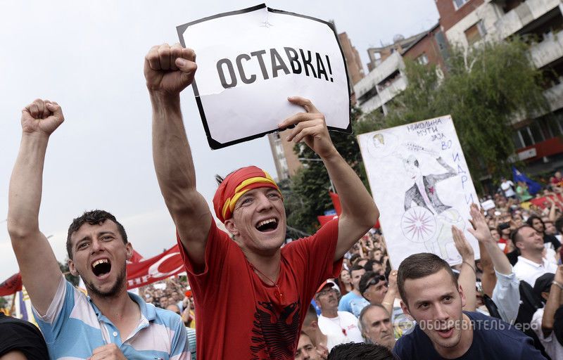 La Repubblica: Македонія збунтувалася проти "маленького Януковича"