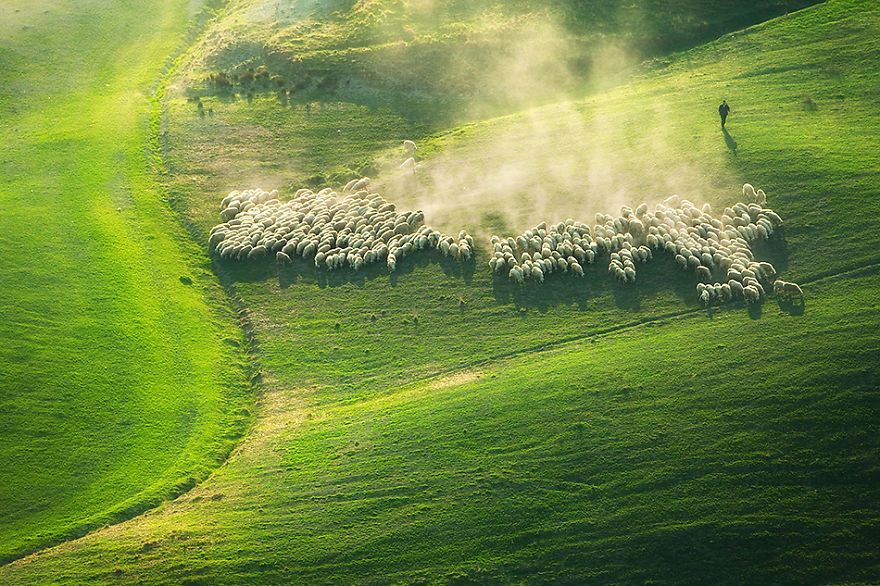 Живописные поля Италии, расписанные самой природой