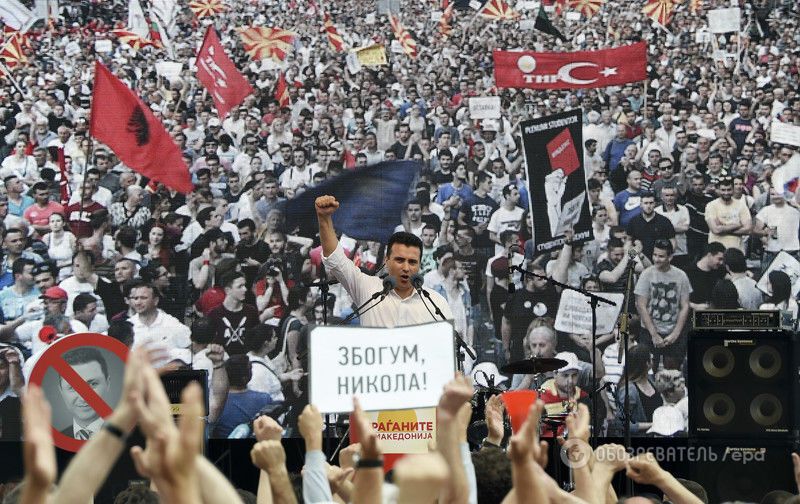 La Repubblica: Македония взбунтовалась против "маленького Януковича"