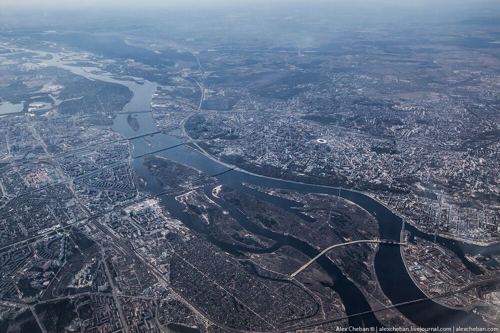 Весь Киев с высоты птичьего полета