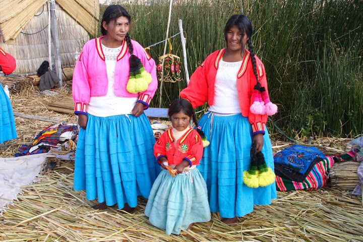 Красочная жизнь индейцев на плавающих островах озера Титикака