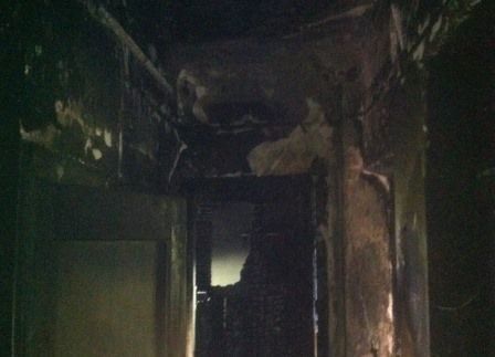 В Киеве при пожаре погиб мужчина