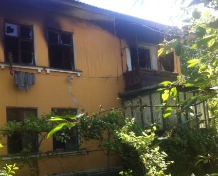 В Киеве при пожаре погиб мужчина