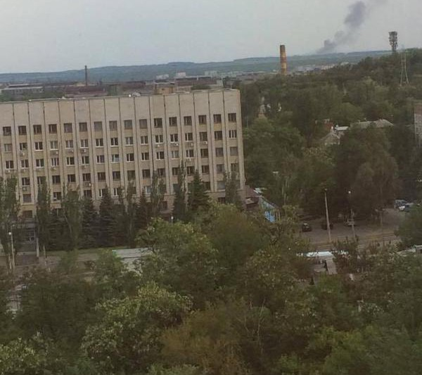 В Донецке прогремел мощный взрыв: фотофакт
