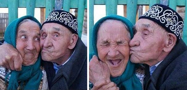 20 пожилых пар, которые любят подурачиться