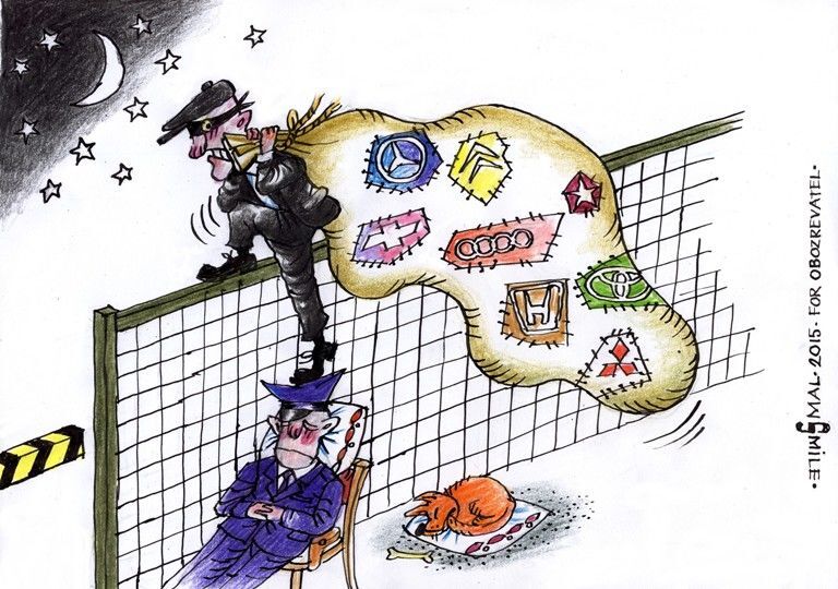 В Киеве за сутки угнали три мотоцикла и два автомобиля