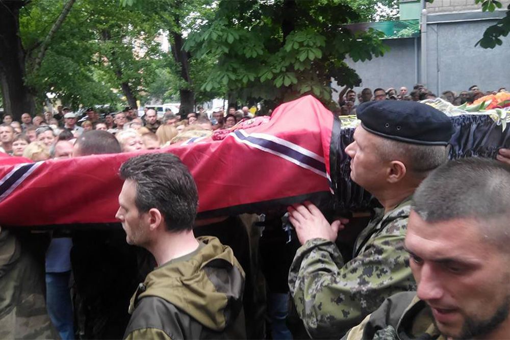 В Алчевске похоронили террориста Мозгового. Плотницкий не пришел