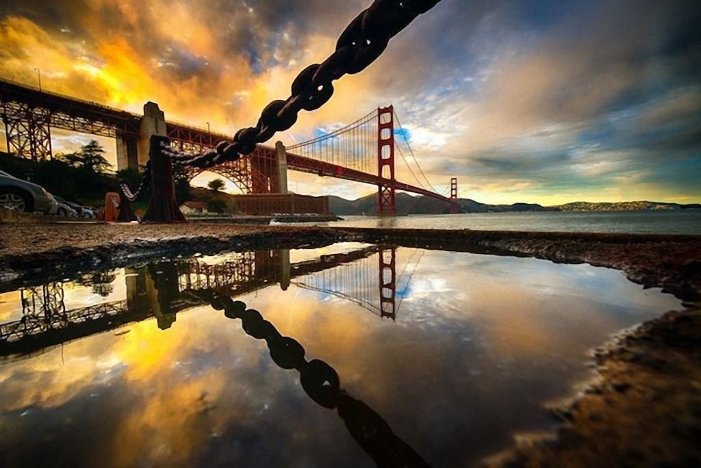 Сказочные Золотые Ворота – мост, который покорил фотографов со всего мира