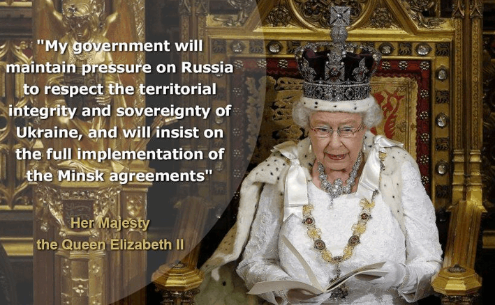Украина поблагодарила Британию за поддержку: Боже, храни Королеву 