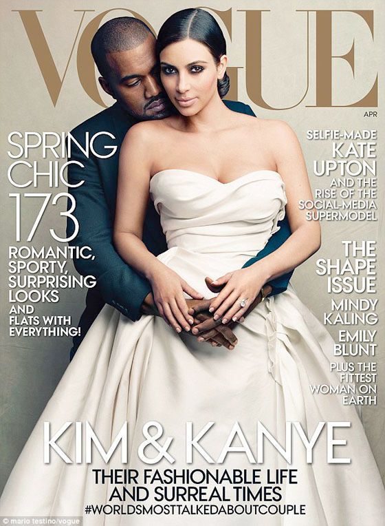 Ким Кардашьян в образе Мэрилин Монро разделась для Vogue
