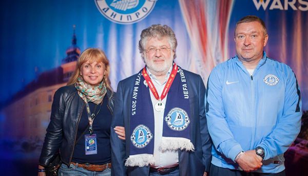 Коломойский отпраздновал с "Днепром" "серебро" Лиги Европы: яркие фото