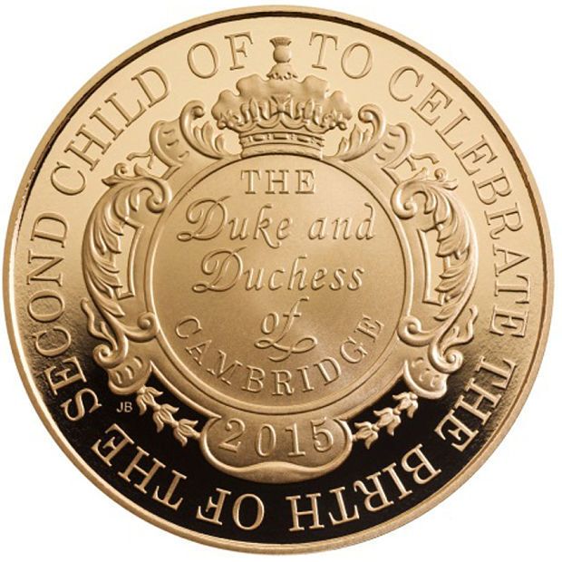 Британский монетный двор оценил новорожденную принцессу в пять фунтов