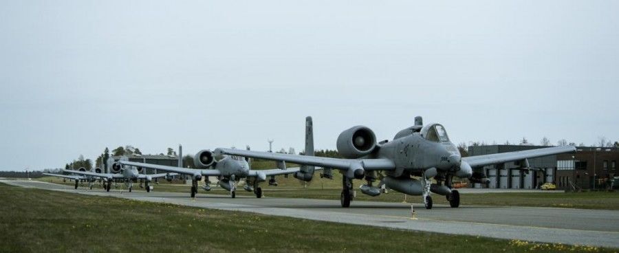 В Эстонию перебрасывают штурмовики А-10 ВВС США