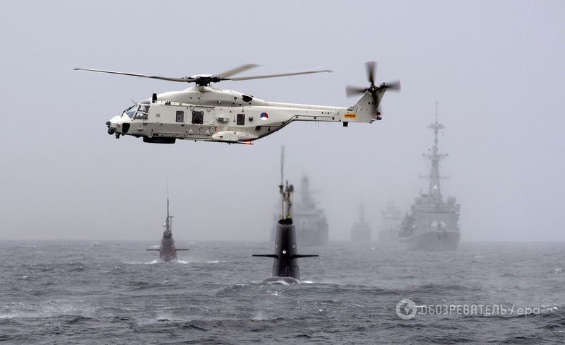 Учения ВМС НАТО начались в Северном море. Опубликованы фото