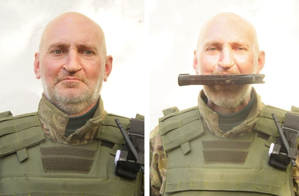 Наш ответ террористам: шуточные фото бойцов АТО для военбилетов