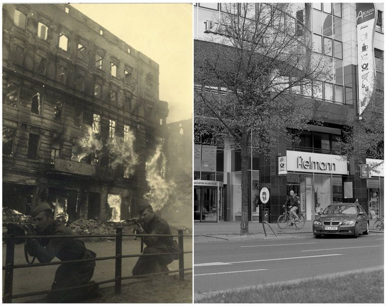 Поле битвы – Берлин: удивительные фотографии привычного города и его страшное прошлое