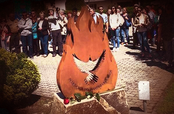 В Италии установили монумент памяти жертв трагедии в Одессе 2 мая