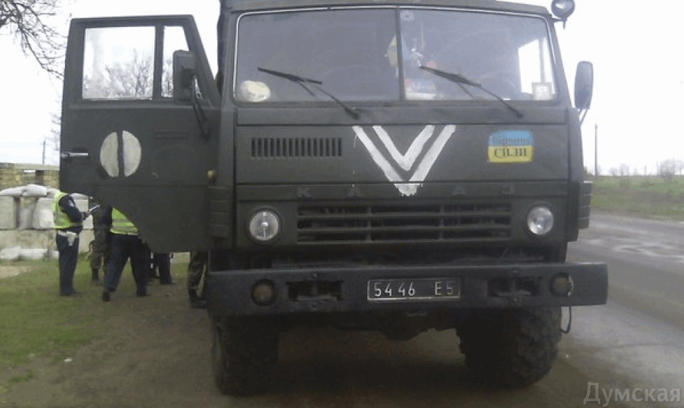 В Одессе задержали грузовик с краденой гуманитаркой для АТО