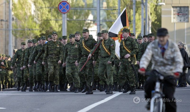 Как оккупированный Донецк готовится к параду