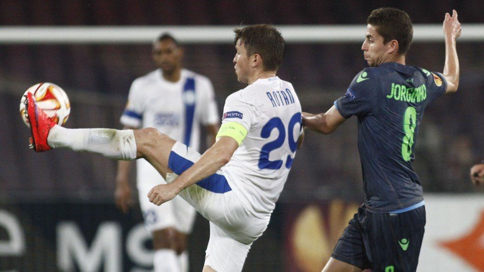 "Днепр" удивил Италию в полуфинале Лиги Европы