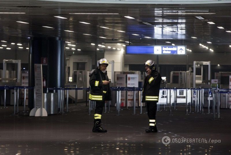 Аэропорт Рима возобновил работу после пожара в багажном отделении: фоторепортаж