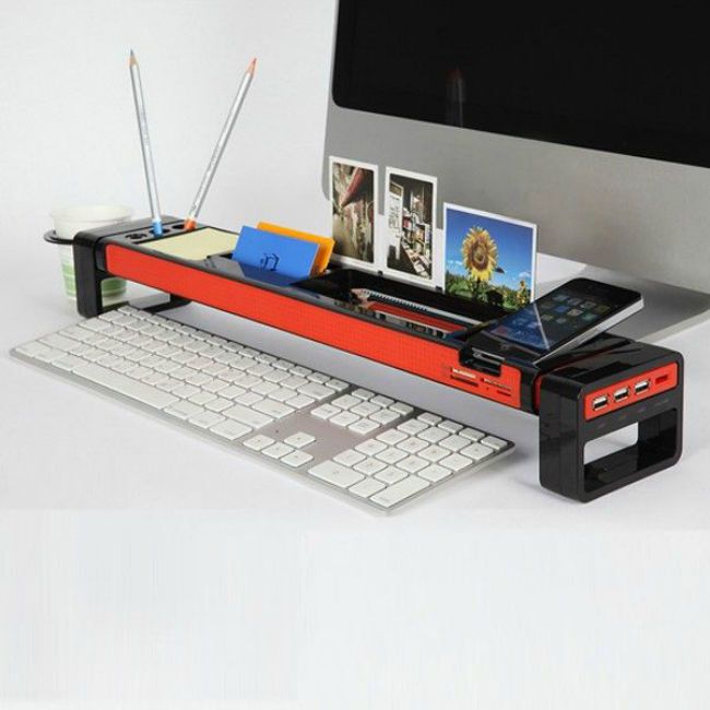 Многофункциональный офисный органайзер iStick: Multifunction Desktop organizer.