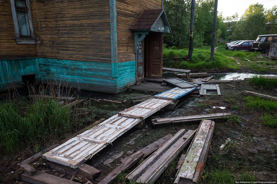 Нищета и разруха в российском Архангельске