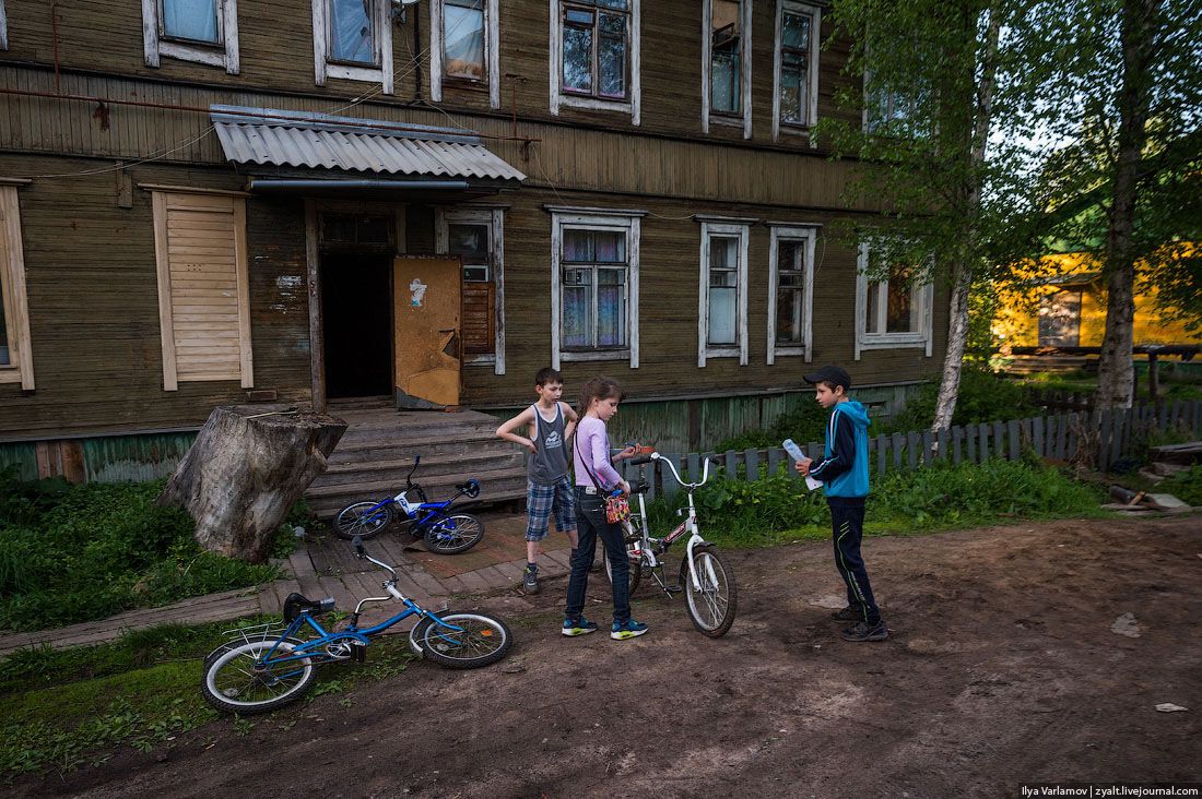 Нищета и разруха в российском Архангельске