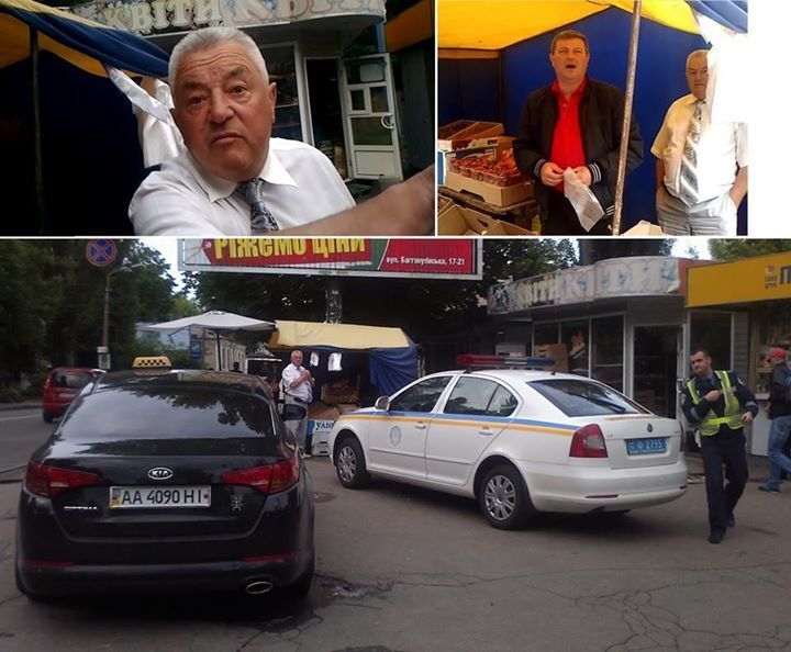 В Киеве "герой парковки" с кулаками набросился на свидетеля нарушения: видео инцидента