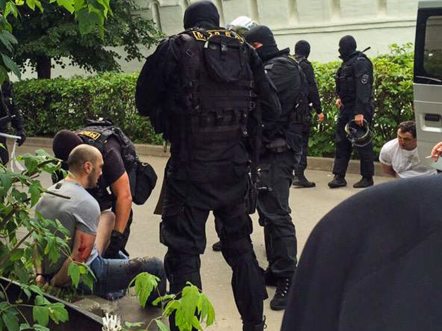 В центре Москвы произошла погоня и перестрелка: опубликованы фото
