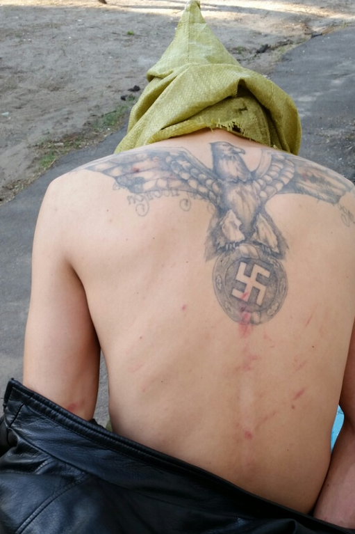 Бойцы АТО поймали российского наемника-неонациста вблизи Мариуполя