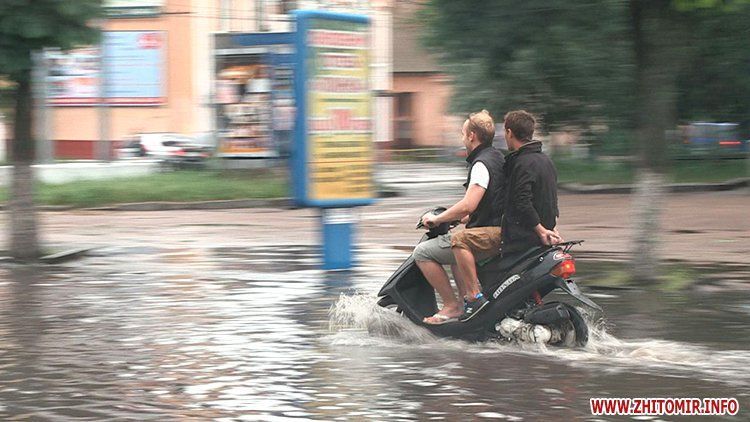 Містами України пройшлися сильні зливи: опубліковані фото