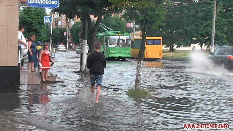 Містами України пройшлися сильні зливи: опубліковані фото