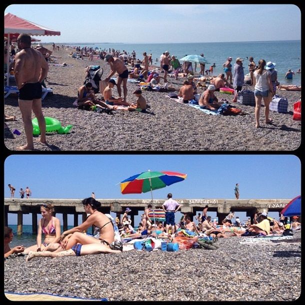 "Крымнаш-2015". Море, солнце и песок. Людей - нет: фото с пляжей