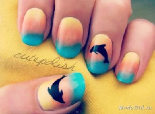 Оригинальный летний маникюр: 21 идея для красоты ваших ногтей